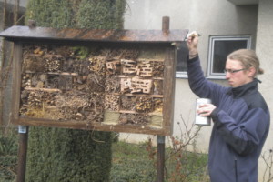 na zahradě ekocentra Dúbrava